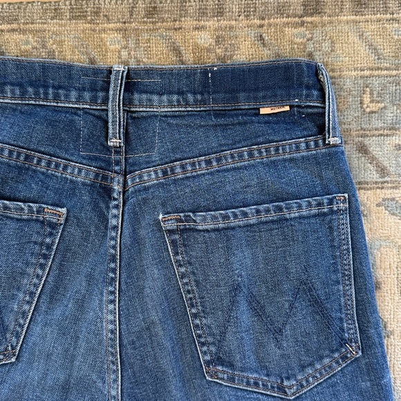 MOTHER Blue Denim Tomcat Ankle Jeans - 28 - Picture 8 of 8